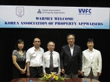 VVFC làm việc với Hội Thẩm định giá Hàn Quốc